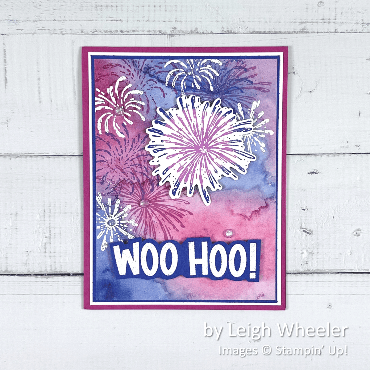 by Leigh Wheeler, Stampin' Up!, celebration card by Leigh Wheeler, Stampin' Up!, celebration card