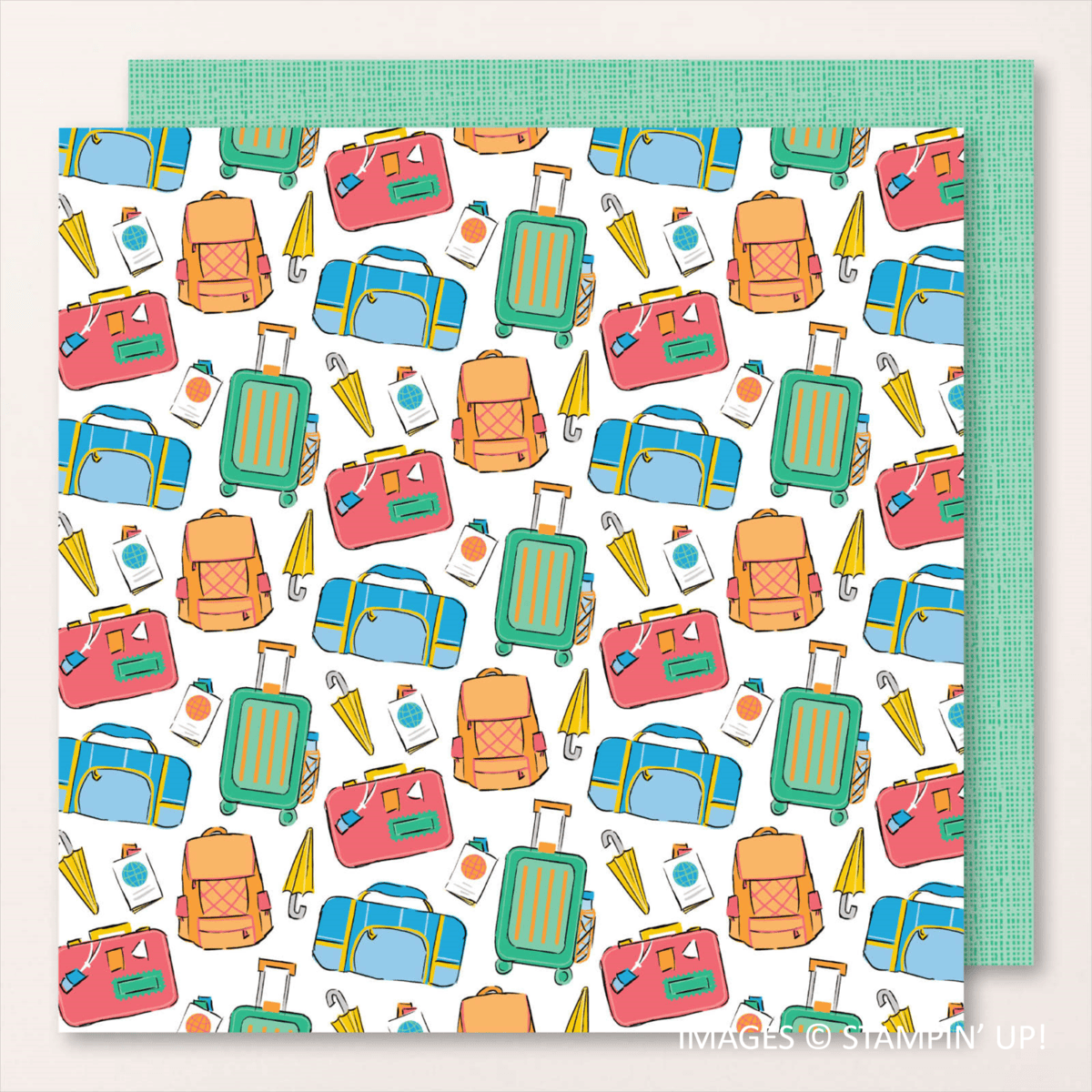 pattern from On the Go Designer Series Paper, Stampin' Up! 165566