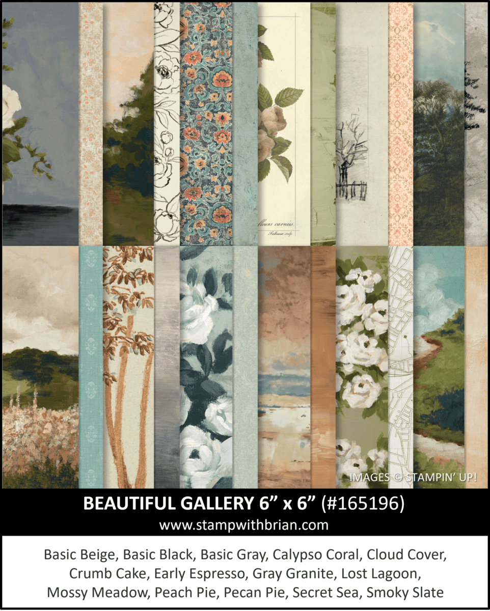 Beautiful Gallery Designer Series Paper, Stampin' Up!, 165196