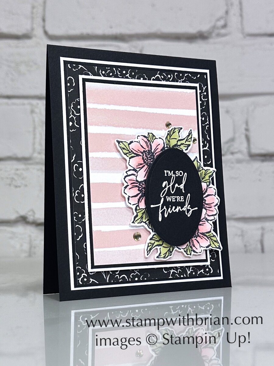 Gallery Blooms, Mixed Media Labels, Mixed Media Florals Designer Series Paper, Stampin' Up!, Brian King
