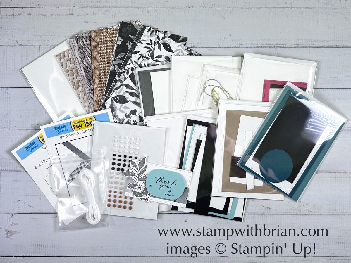 Textured Notes Super-Awesome Fun Time Card Kit, Stampin' Up!, Brian King and Emma Goddard Textured Notes Super-Awesome Fun Time Card Kit, Stampin' Up!, Brian King and Emma Goddard