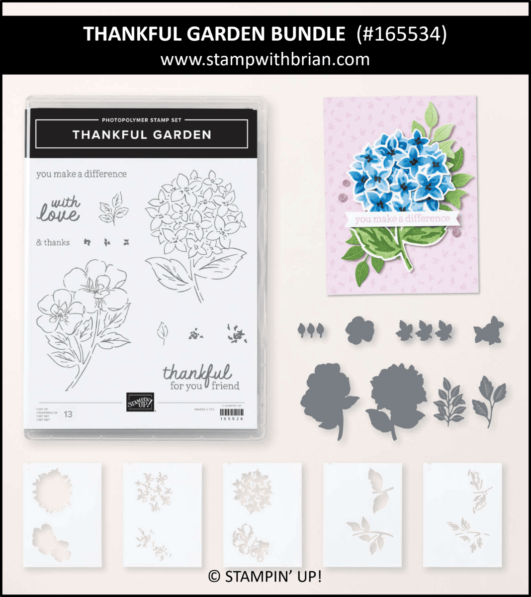 Thankful Garden Bundle, Stampin' Up!, 165534