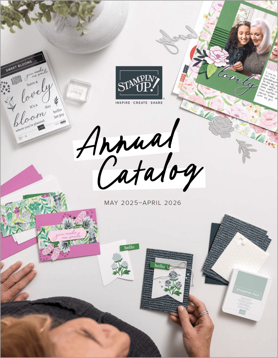 2025 Annual Catalog Cover, Stampin Up!