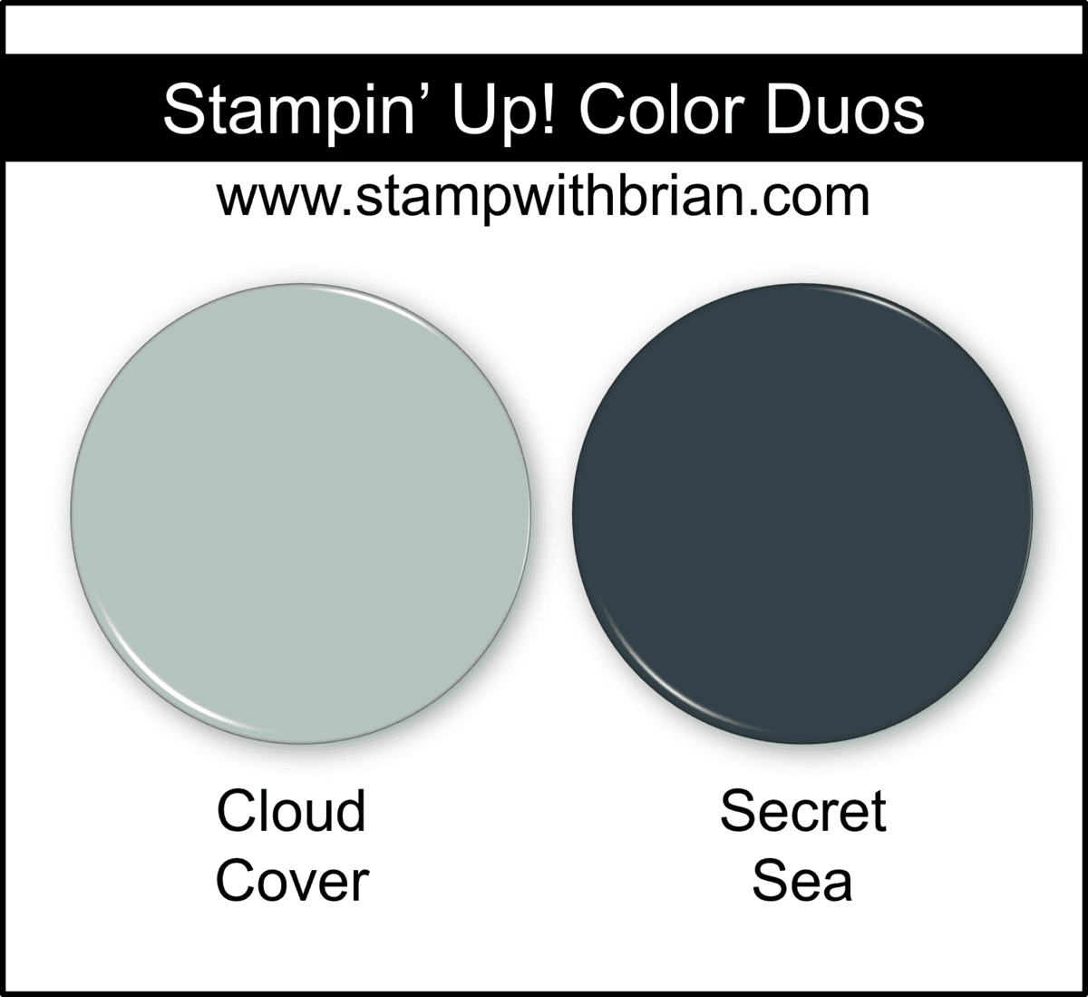 Stampin' Up! Color Inspiration - Cloud Cover, Secret Sea Stampin' Up! Color Inspiration - Cloud Cover, Secret Sea