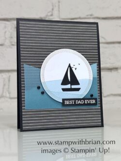 Sunrise Sailing Bundle, May 2025 Paper Pumpkin Alternative, Mountain Majestic, Stampin' Up!, Brian King, Father's Day card