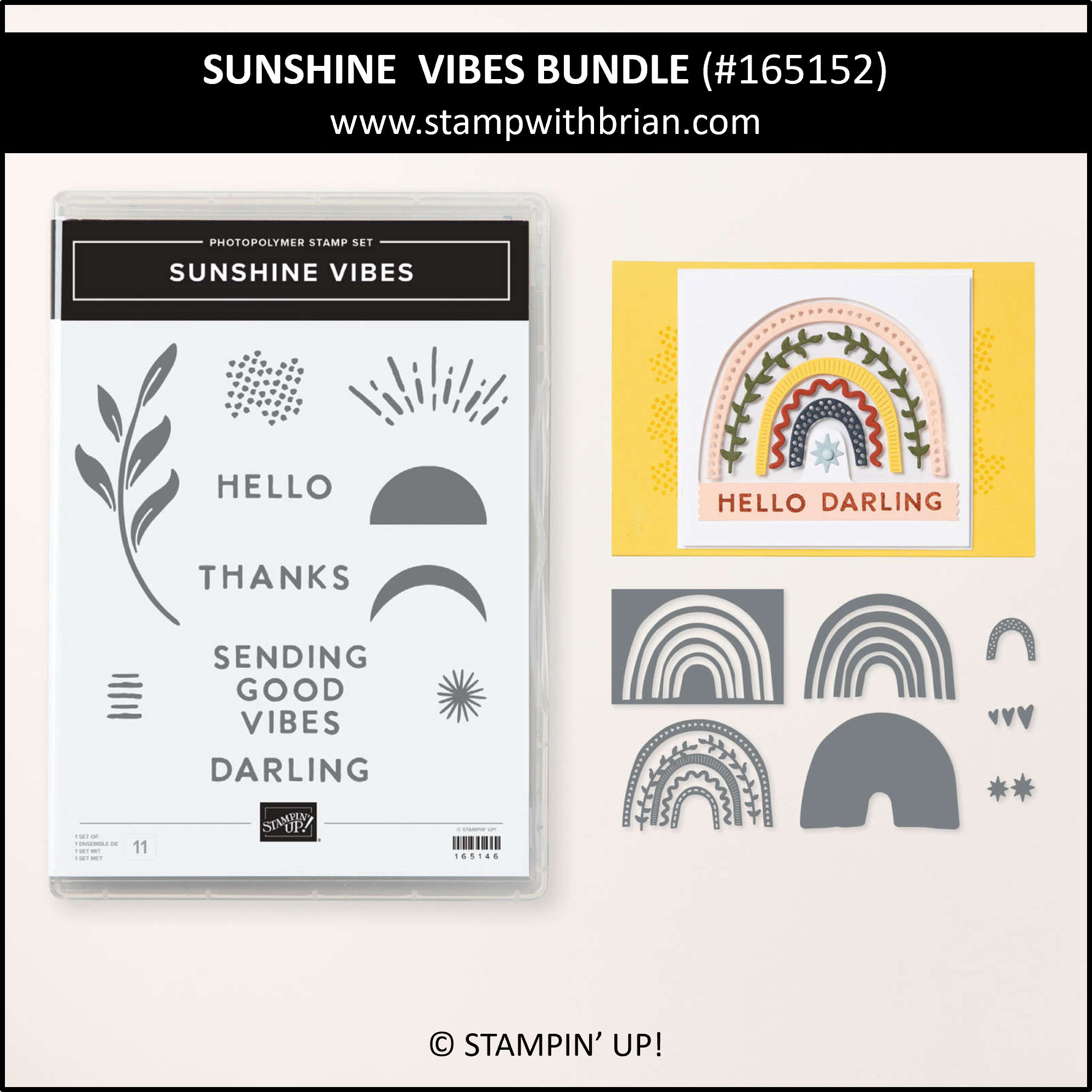 Sunshine Vibes Bundle, Stampin' Up! 165152