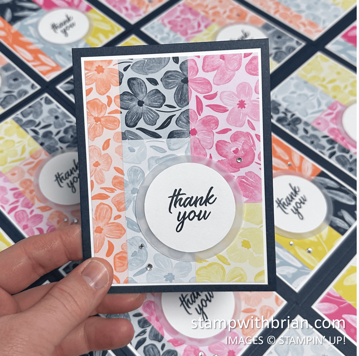 Thank You Card with Stampin' Up!'s 2025-2027 In Colors, Brian King