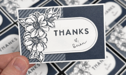 thank you tags with Beautiful Gallery Bundle, Sunshine Vibes and Everyday Arches Dies, Stampin' Up!, Brian King