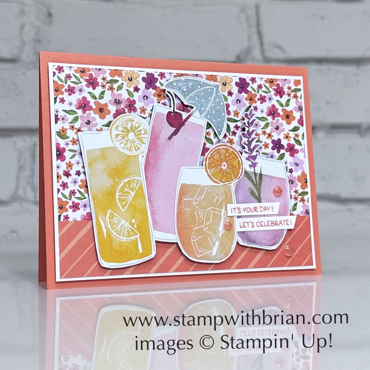 Celebratory Sips Designer Series Paper, Cheers & Sips Bundle, Stampin' Up!, Brian King