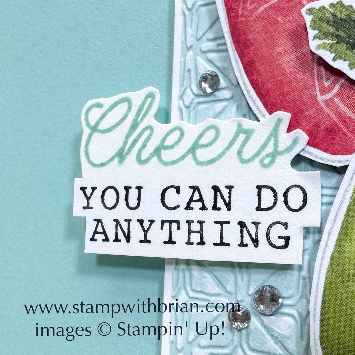 Celebratory Sips Designer Series Paper, Stampin' Up!, Brian King, cheers card, FMS692 Celebratory Sips Designer Series Paper, Stampin' Up!, Brian King, cheers card, FMS692