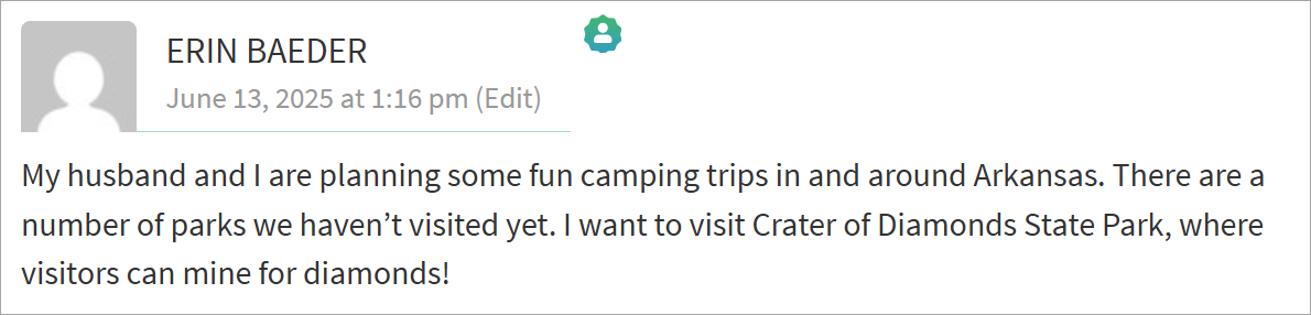 Erin Baeder - blog candy winner