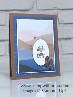 Mountain Majesties Paper Pumkin Alternative, May 2025, Tags to Go, Weekend Adventures Designer Series Paper, Stampin' Up!, Brian King