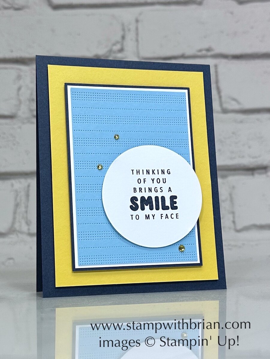 A Smile to My Face – STAMP WITH BRIAN
