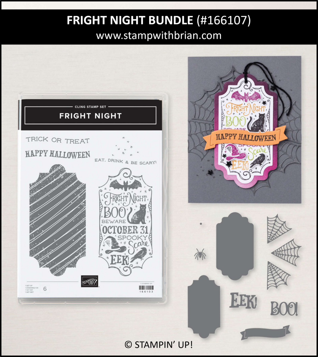 Fright Night Bundle, Stampin' Up!, 166107