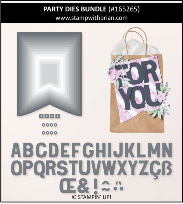 Party Dies Bundle, Stampin' Up! 165265 Party Dies Bundle, Stampin' Up! 165265