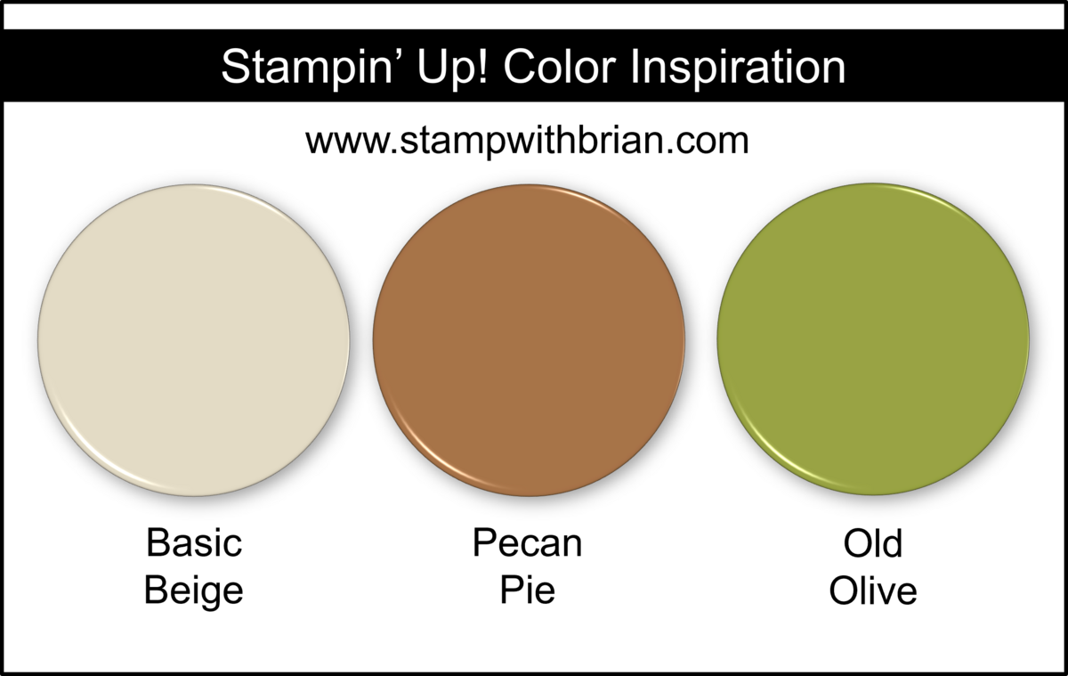 Stampin' Up! Color Inspiration - Basic Beige, Pecan Pie, Old Olive Stampin' Up! Color Inspiration - Basic Beige, Pecan Pie, Old Olive