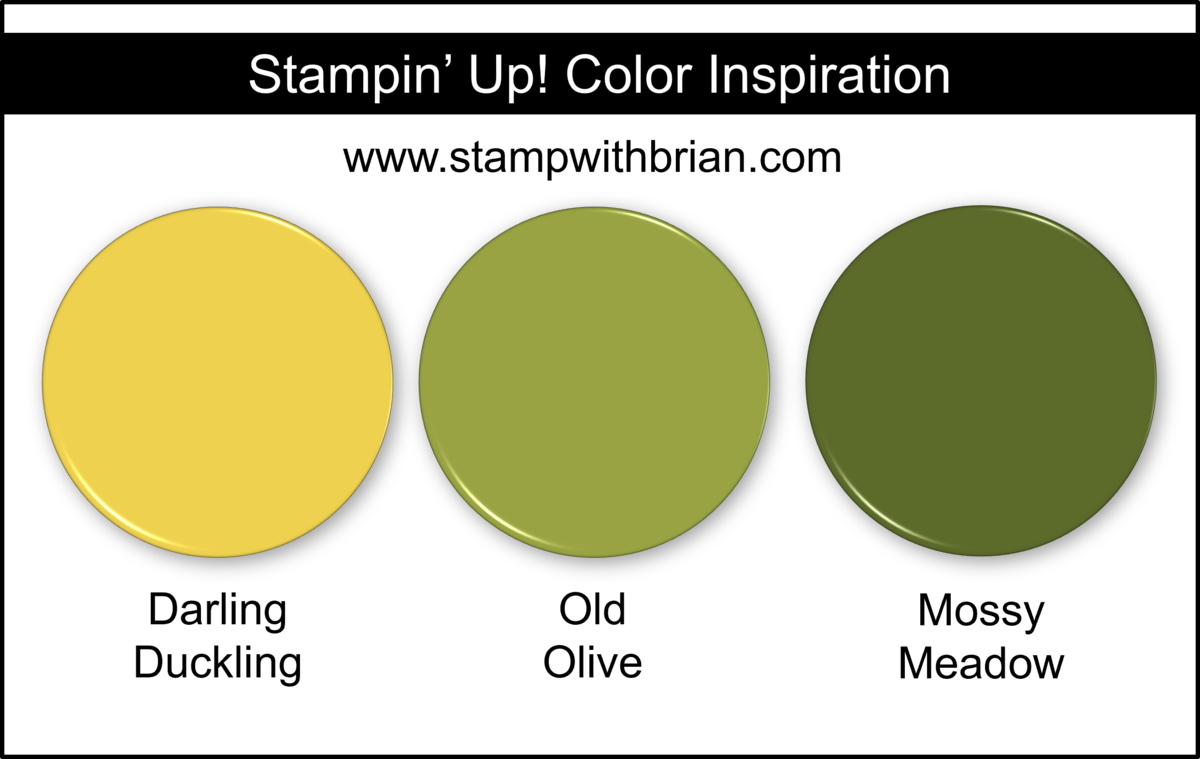 Stampin' Up! Color Inspiration - Darling Duckling, Old Olive, Mossy Meadow Stampin' Up! Color Inspiration - Darling Duckling, Old Olive, Mossy Meadow