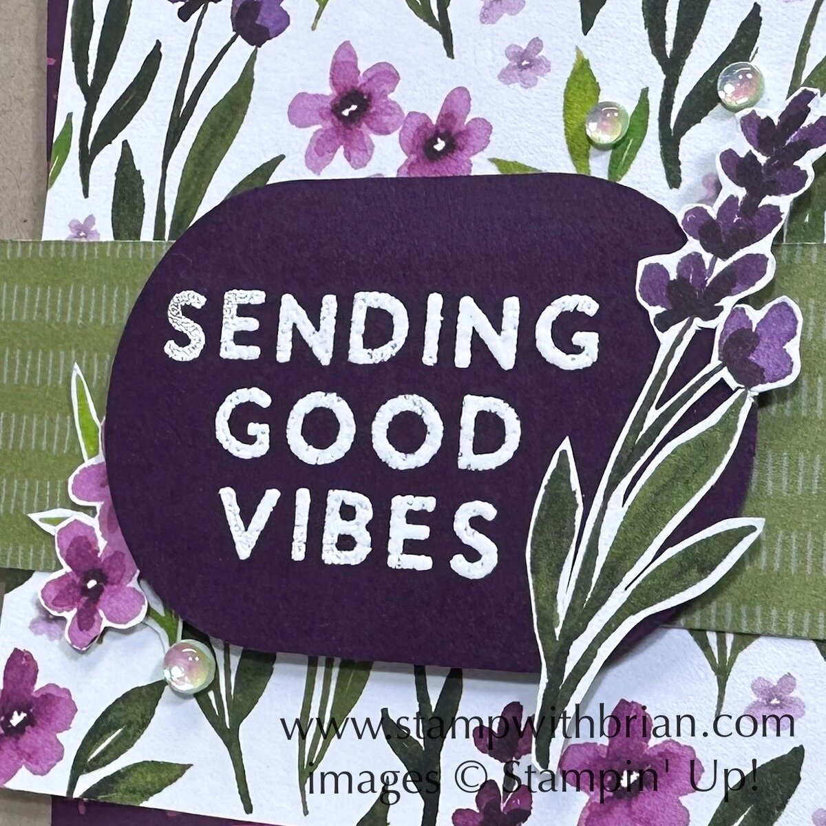 Sunshine Wishes, Celebratory Sips Designer Series Paper, Stampin' Up!, Brian King Sunshine Vibes, Modern Oval Punch, Celebratory Sips Designer Series Paper, Stampin' Up!, Brian King