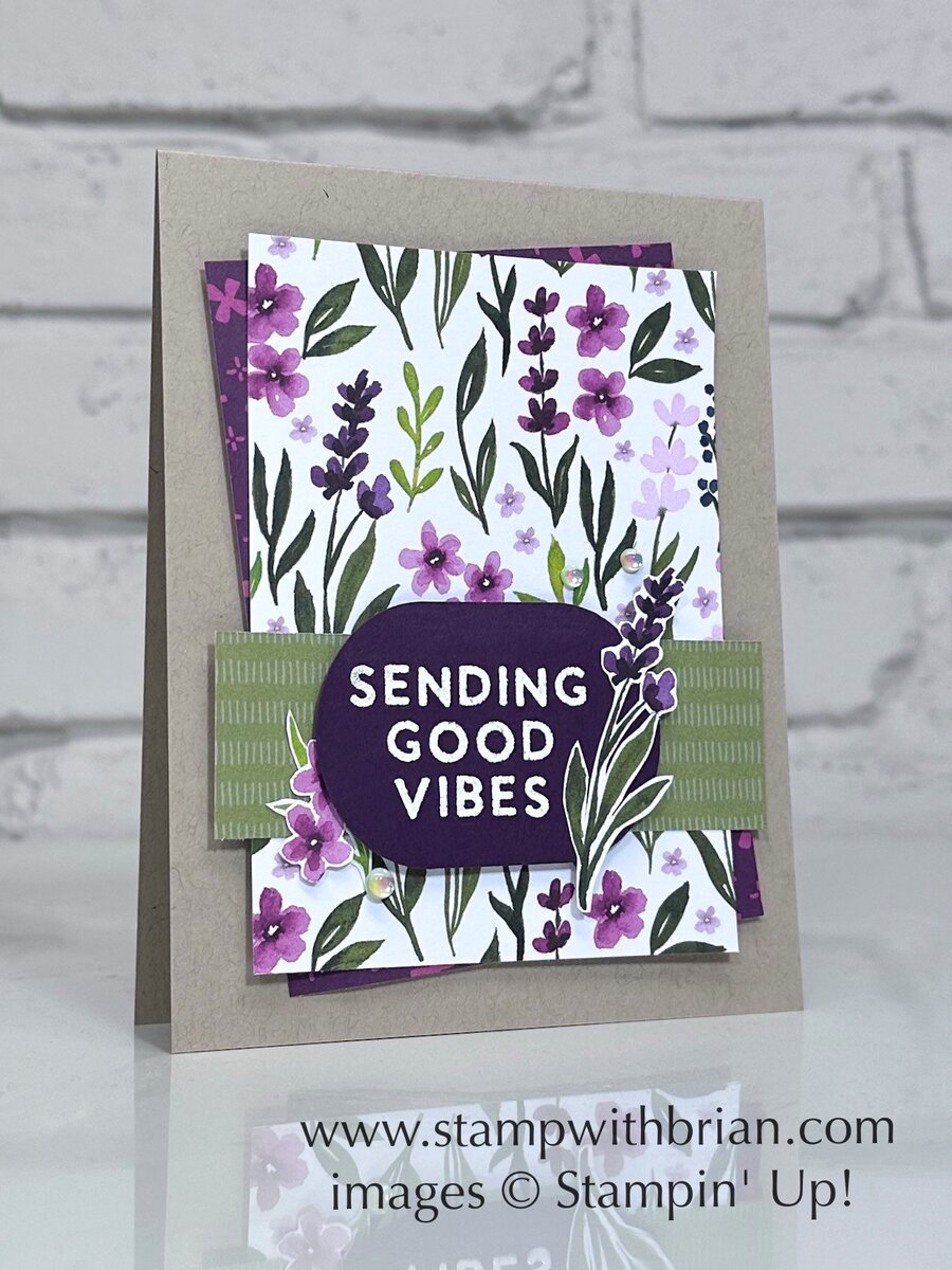 Sunshine Wishes, Celebratory Sips Designer Series Paper, Stampin' Up!, Brian King