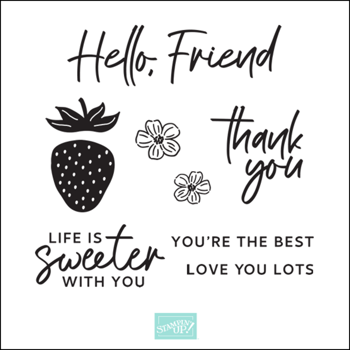 Sweeter with You Paper Pumpkin stamp set, July 2025, Stampin' Up!, Brian King Sweeter with You Paper Pumpkin stamp set, July 2025, Stampin' Up!, Brian King