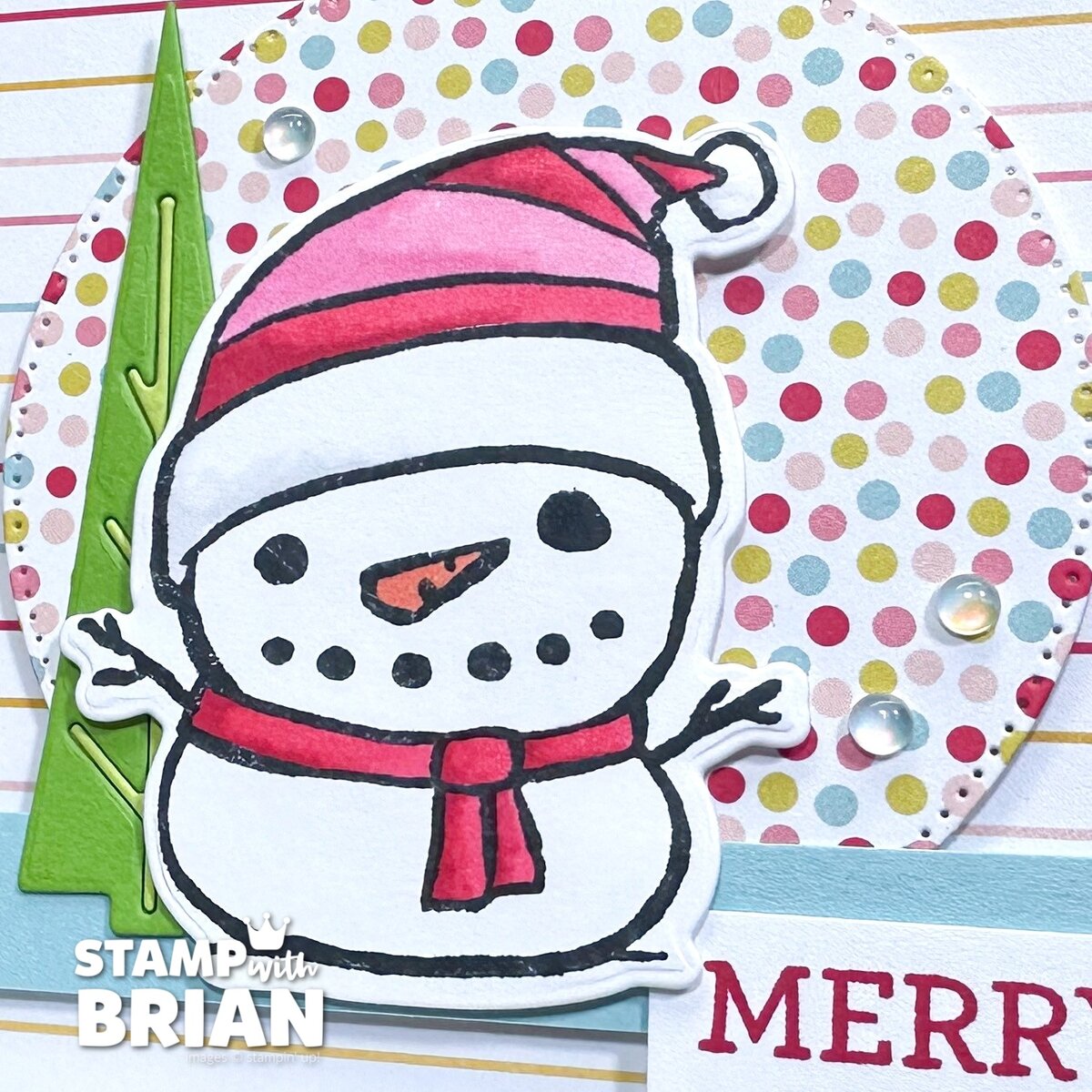 Festive Friends Bundle, Seasonal Tags, Stampin' Up!, Brian King, bright and bold Christmas card Festive Friends Bundle, Seasonal Tags, Stampin' Up!, Brian King, bright and bold Christmas card