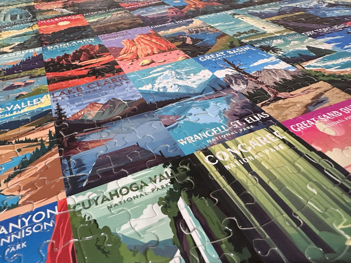 National Parks Puzzle, Brian King National Parks Puzzle, Brian King