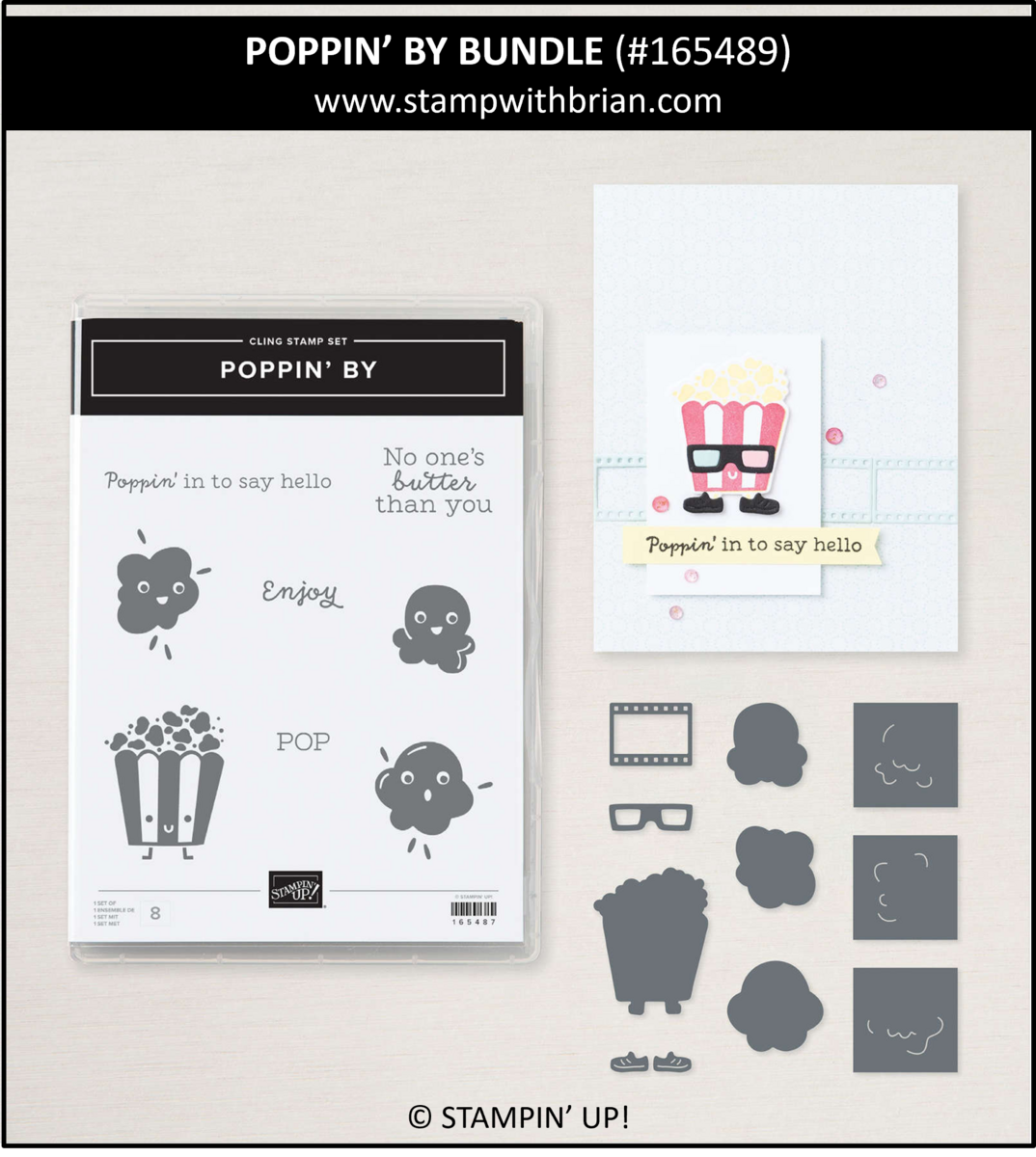 Poppin' By Bundle, Stampin' Up! 165489