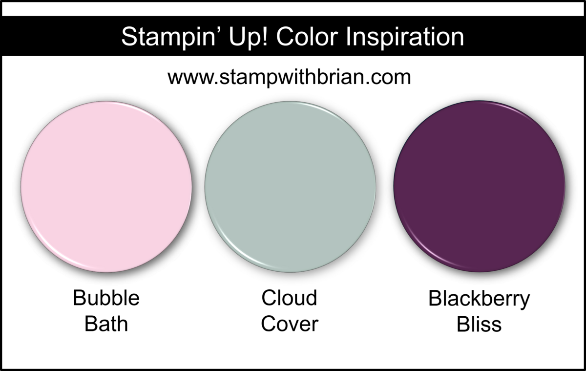 Stampin' Up! Color Inspiration - Bubble Bath, Cloud Cover, Blackberry Bliss Stampin' Up! Color Inspiration - Bubble Bath, Cloud Cover, Blackberry Bliss