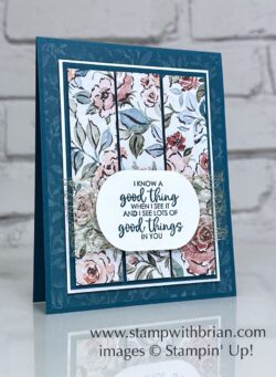 The Right Words, Floral Charm Designer Series Paper, Stampin' Up!, Brian King