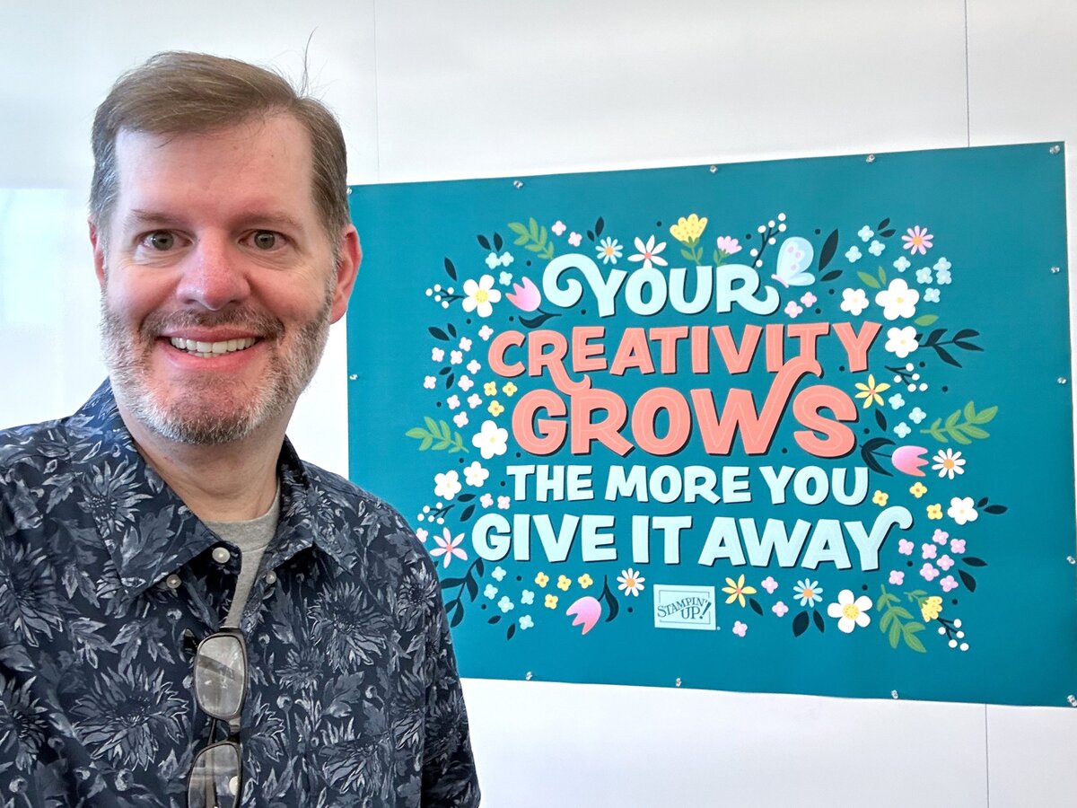 Brian King at Stampin' Up!'s home office Brian King at Stampin' Up!'s home office