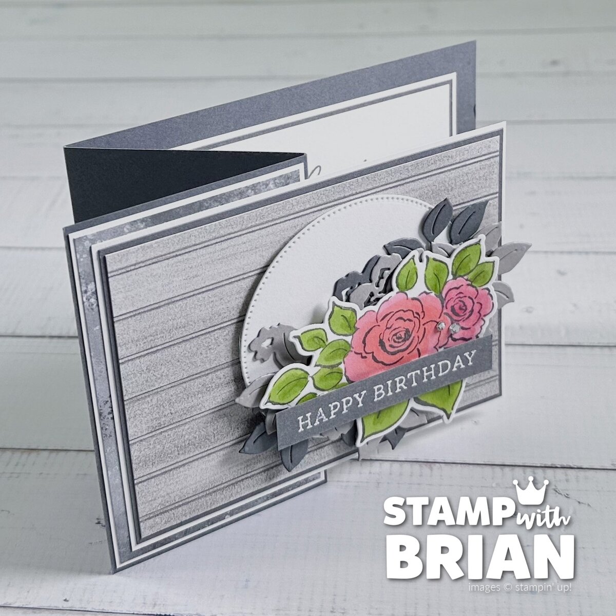 Charming Day, Stampin' Up!, Brian King, birthday card Charming Day, Stampin' Up!, Brian King, birthday card