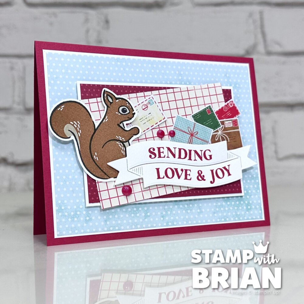 Fluffy Squirrel Bundle, Traditional Labels Bundle, North Pole Delivery Designer Series Paper, Post Paper, Stampin' Up!, Brian King