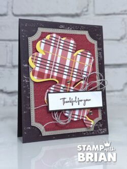 Gathering Moments Bundle, Stampin' Up!, Brian King, Thanksgiving card