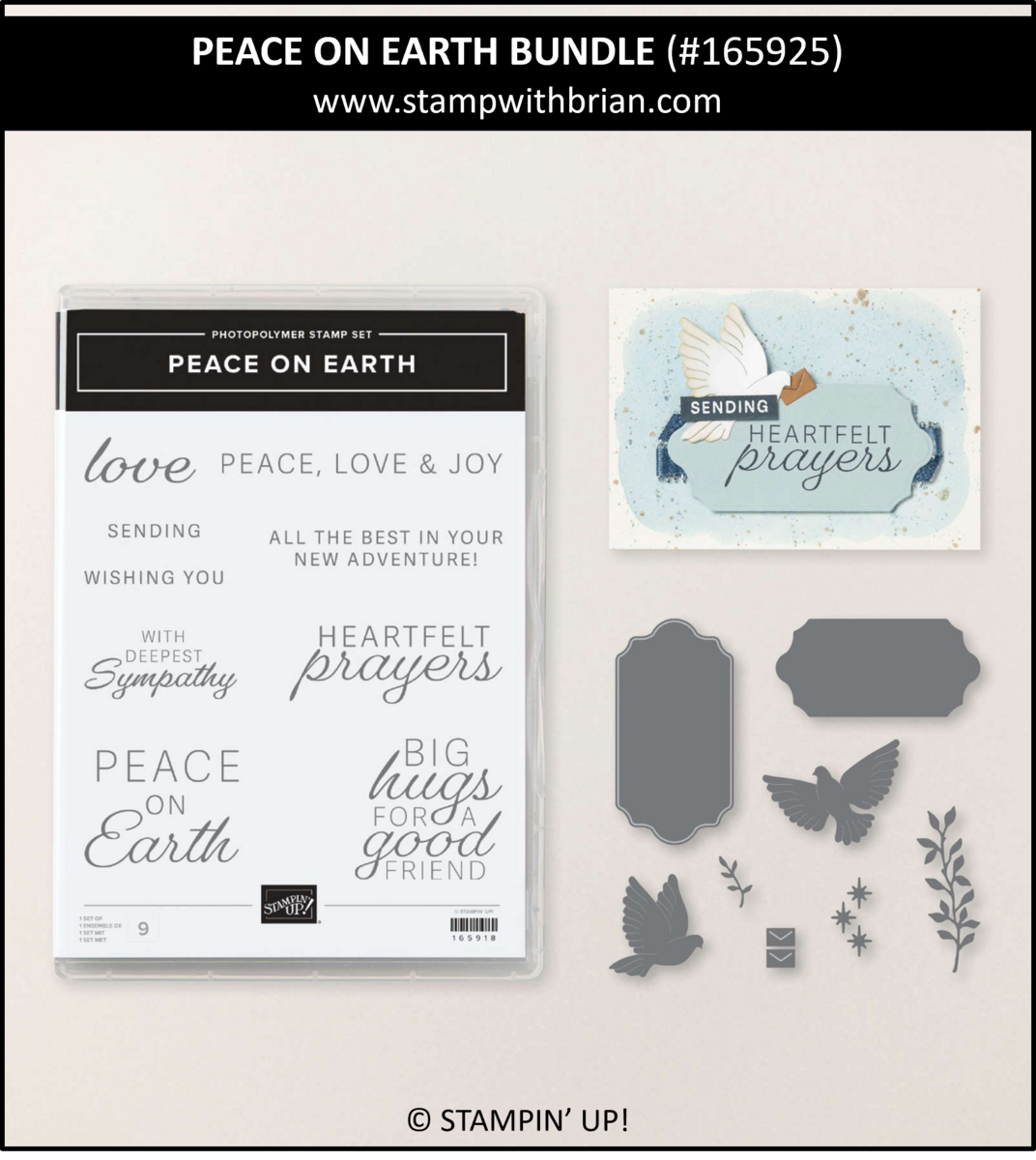 Peace on Earth for FMS702 – STAMP WITH BRIAN