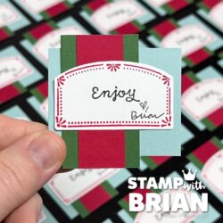 Tag with Sign Design Bundle and Poppin' By, Stampin' Up!, Brian King
