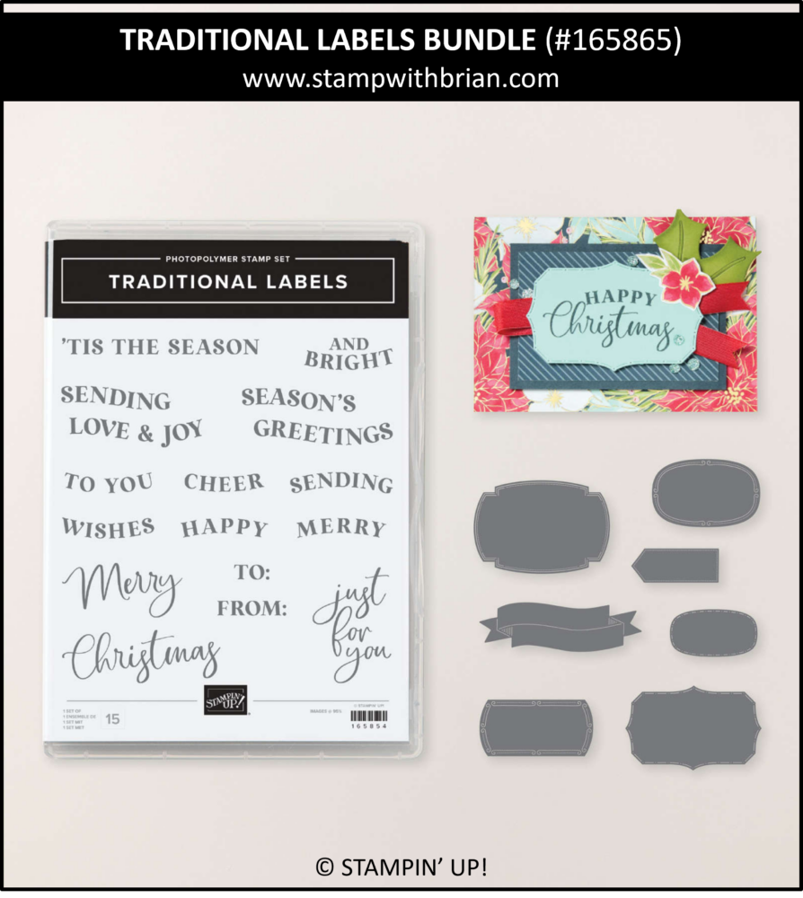 Traditional Labels Bundle, Stampin' Up!, 165865