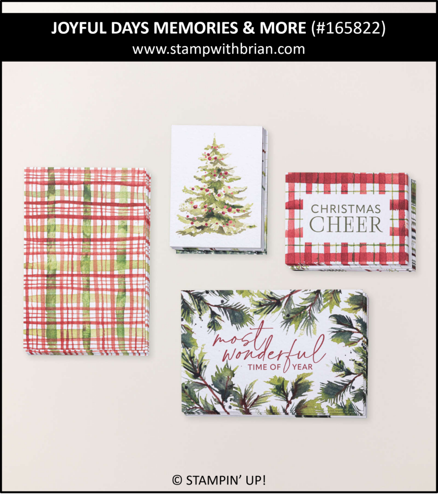 Joyful Days Memories & More Cards, Stampin' Up! 165822