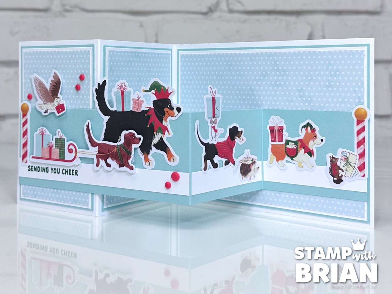 North Pole Delivery Specialty Designer Series Paper, Double Z Fold, Stampin' Up!, Brian King