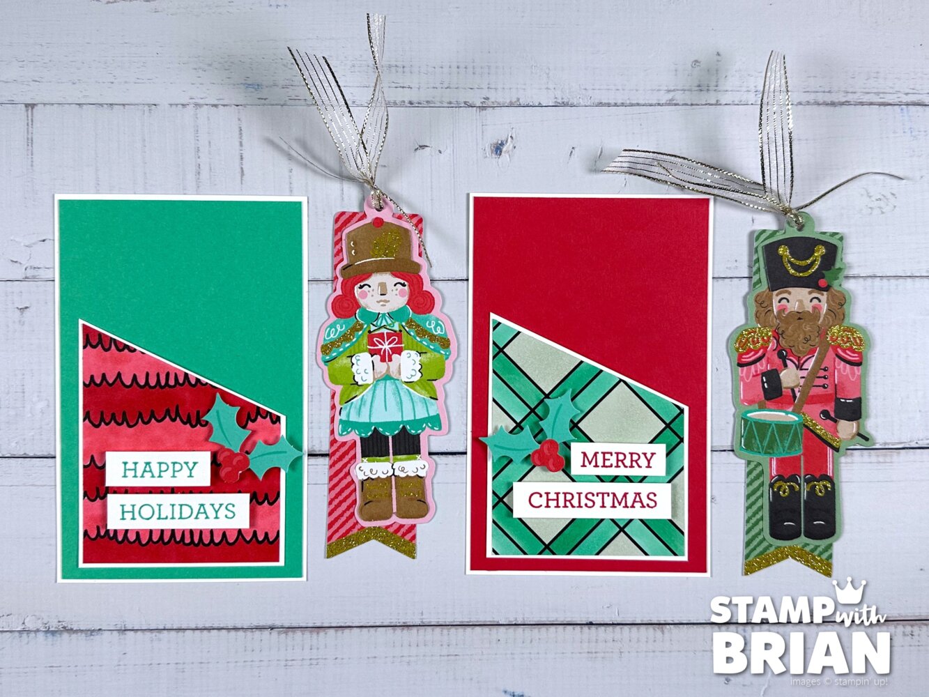 Nutcracker Tags Kit, Bookmarks, Stampin' Up!, Brian King Nutcracker Tags Kit, Bookmarks, Stampin' Up!, Brian King