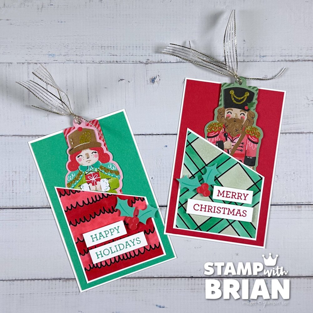 Nutcracker Tags Kit, Bookmarks, Stampin' Up!, Brian King