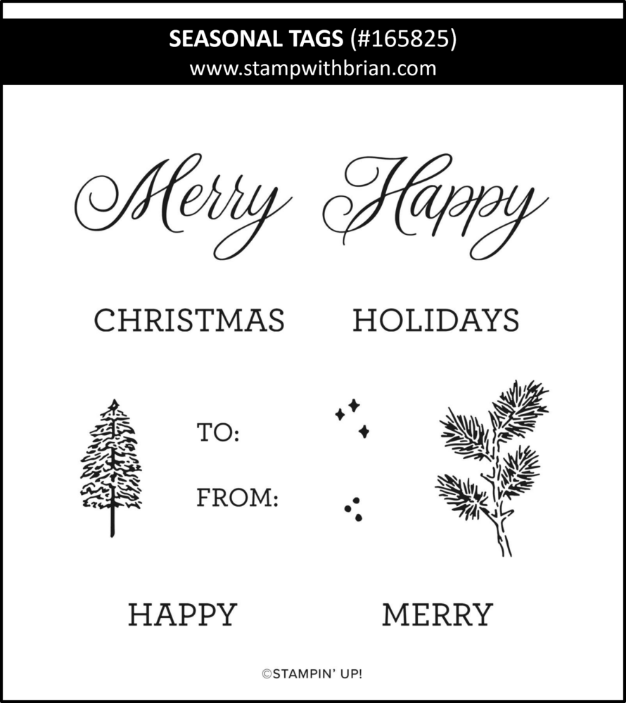 Seasonal Tags, Stampin' Up! 165825