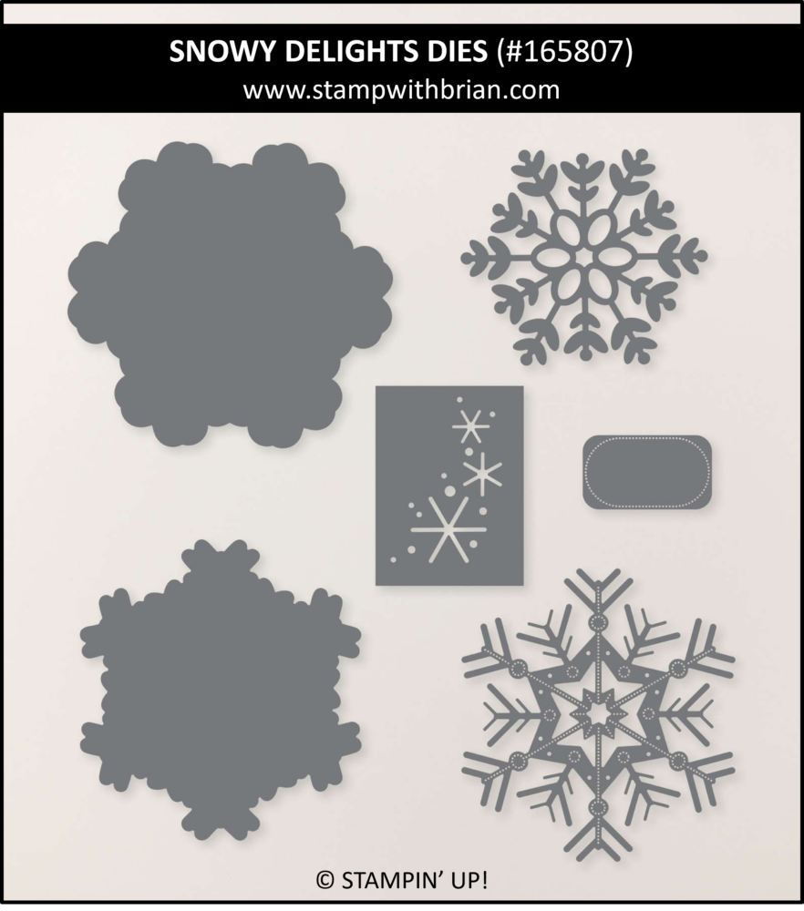 Snowy Delights Dies, Stampin' Up!, 165807