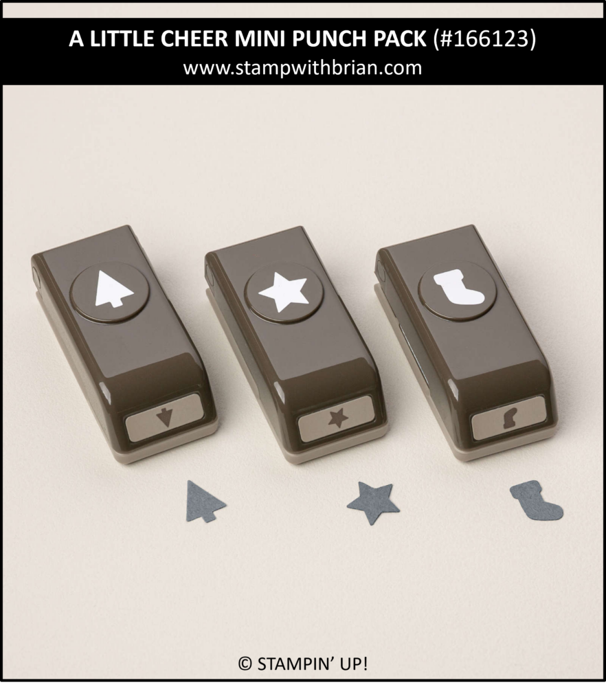 A Little Cheer Mini Punch Pack, Stampin' Up!, 166123
