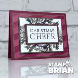 Joyful Days Memories & More Cards, Stampin' Up!, Brian King, Christmas card