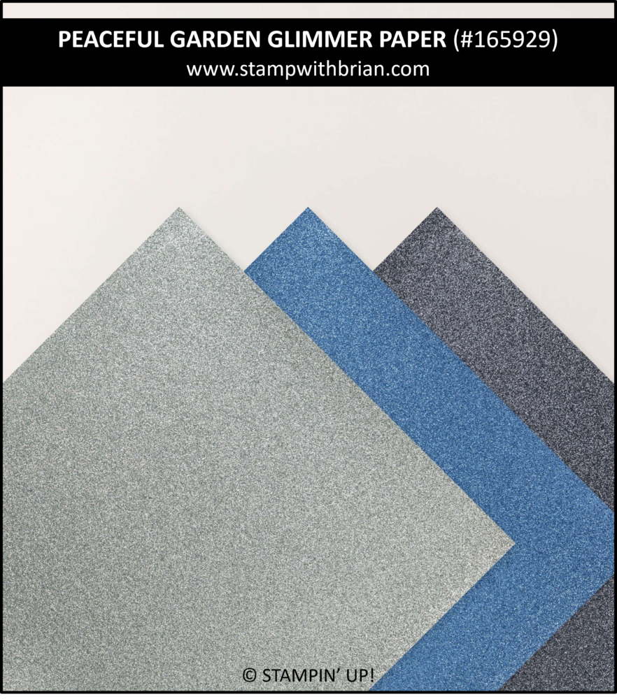 Peaceful Garden Glimmer Paper, Stampin' Up! 165929