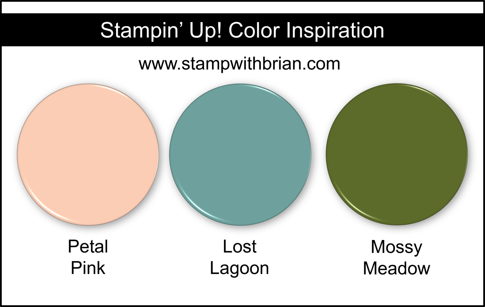 Stampin' Up! Color Inspiration - Petal Pink, Lost Lagoon, Mossy Meadow Stampin' Up! Color Inspiration - Petal Pink, Lost Lagoon, Mossy Meadow