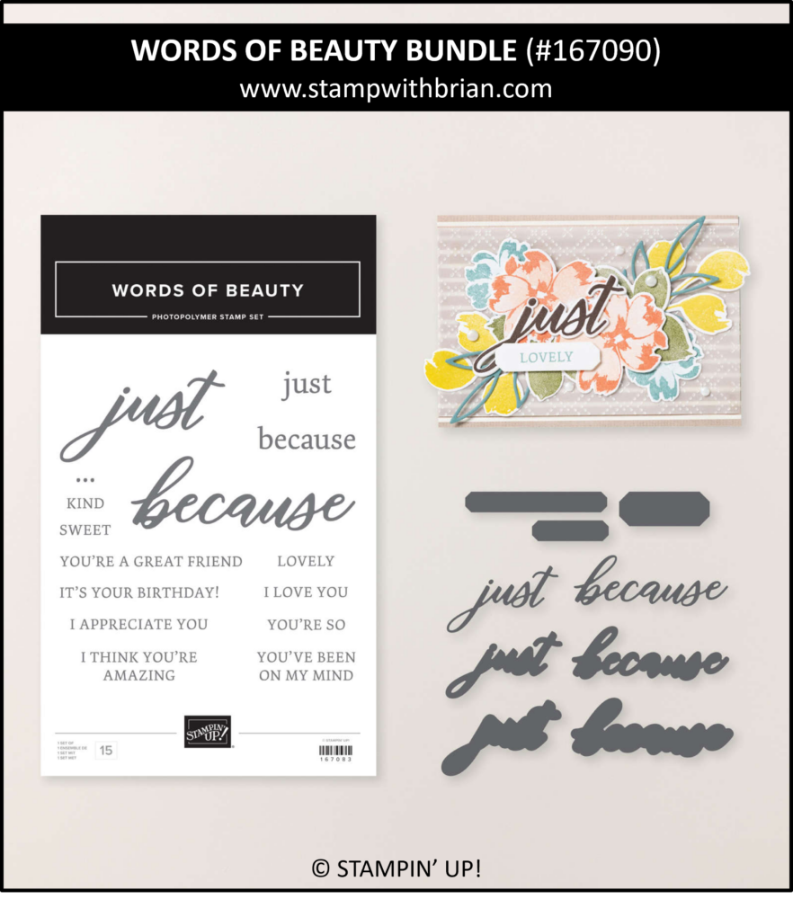 Words of Beauty Bundle, Stampin' Up!, 167090