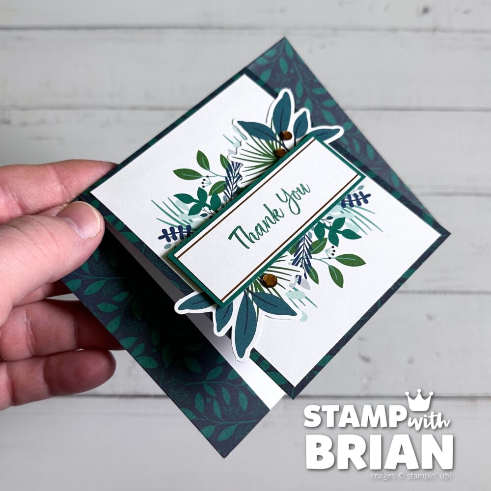 Alternative card with Watercolor in Bloom Paper Pumpkin Kit, Stampin' Up!, Brian King 2 of 3