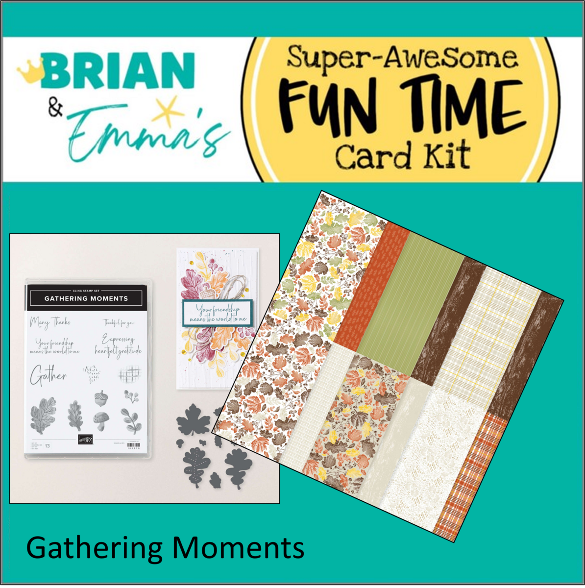 Gathering Moments Super-Awesome Fun Time Card Kit