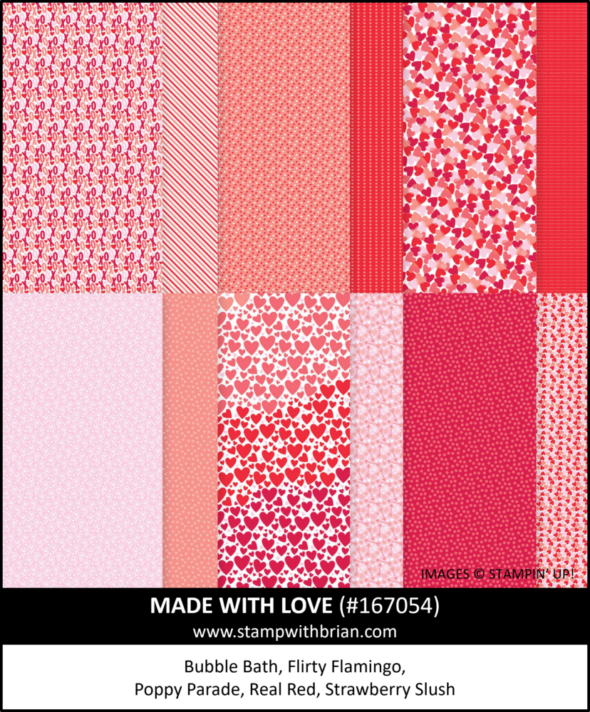 Made with Love Designer Series Paper, Stampin' Up!, 167054